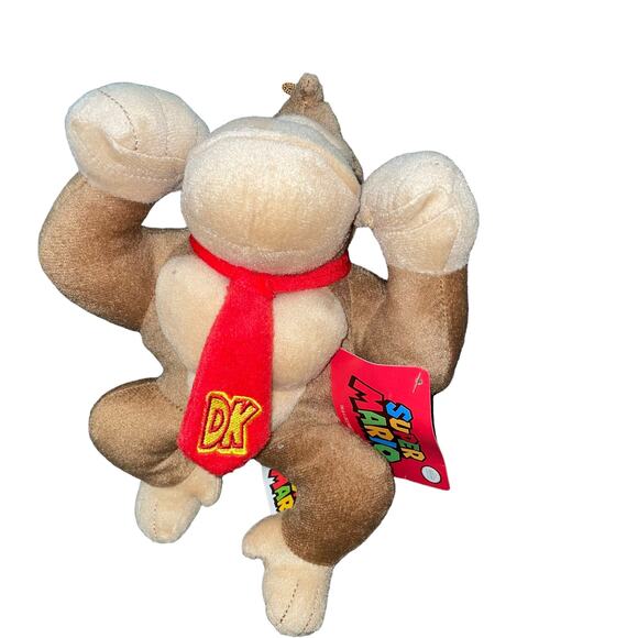 Super Mario Donkey Kong Plush Doll Stuffed DK Bedroom Decor Nintendo Gift 11" - Picture 3 of 12